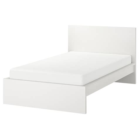 White malm bed - IKEA Projekt Credit Card. Payments as low as $117/mo for 6 months† Details. This bed gives you spacious storage without taking up more floor space. Simply flip up the bed base and hide your things inside. Place it freestanding or with the headboard against a wall. Article Number 904.048.17. 